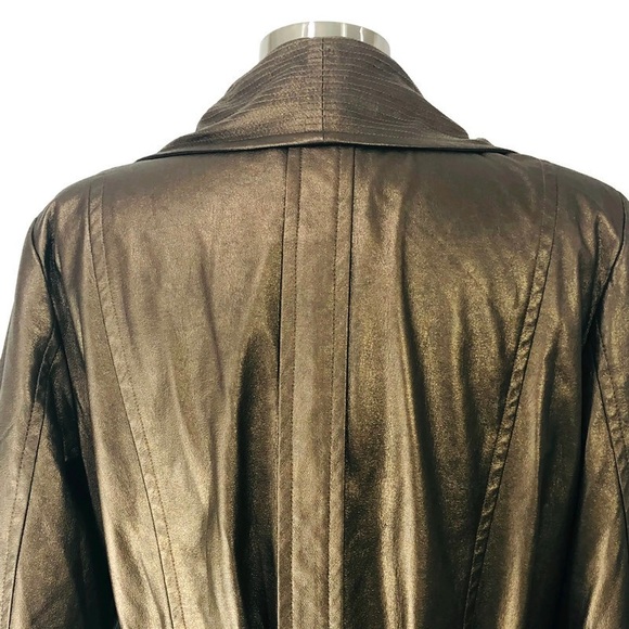 Sharon Young Bronze Metallic Lightweight Blazer! - Picture 4 of 8